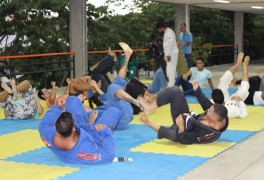 Semana da Atividade Física - Aula de Jiu Jitsu 