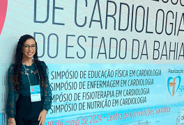 Estudante de Enfermagem é premiada em congresso de cardiologia