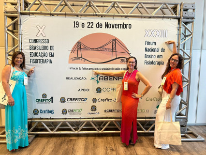 Bahiana marca presença no X Congresso Brasileiro de Educação em Fisioterapia
