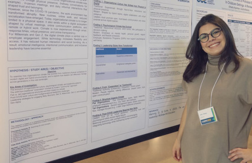 Estudante de Psicologia da Bahiana apresenta pesquisa em conferência científica no Canadá, durante intercâmbio