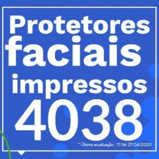 Projeto Face Shield for Life 3D entrega mais de 4 mil máscaras para profissionais de saúde