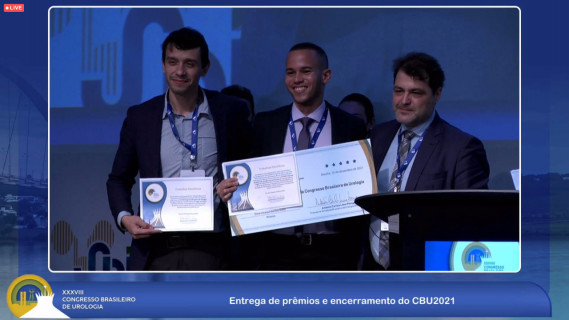 producciones científicas de Bahiana ganar premios a los mejores artículos en el Congreso Brasileño de Urología